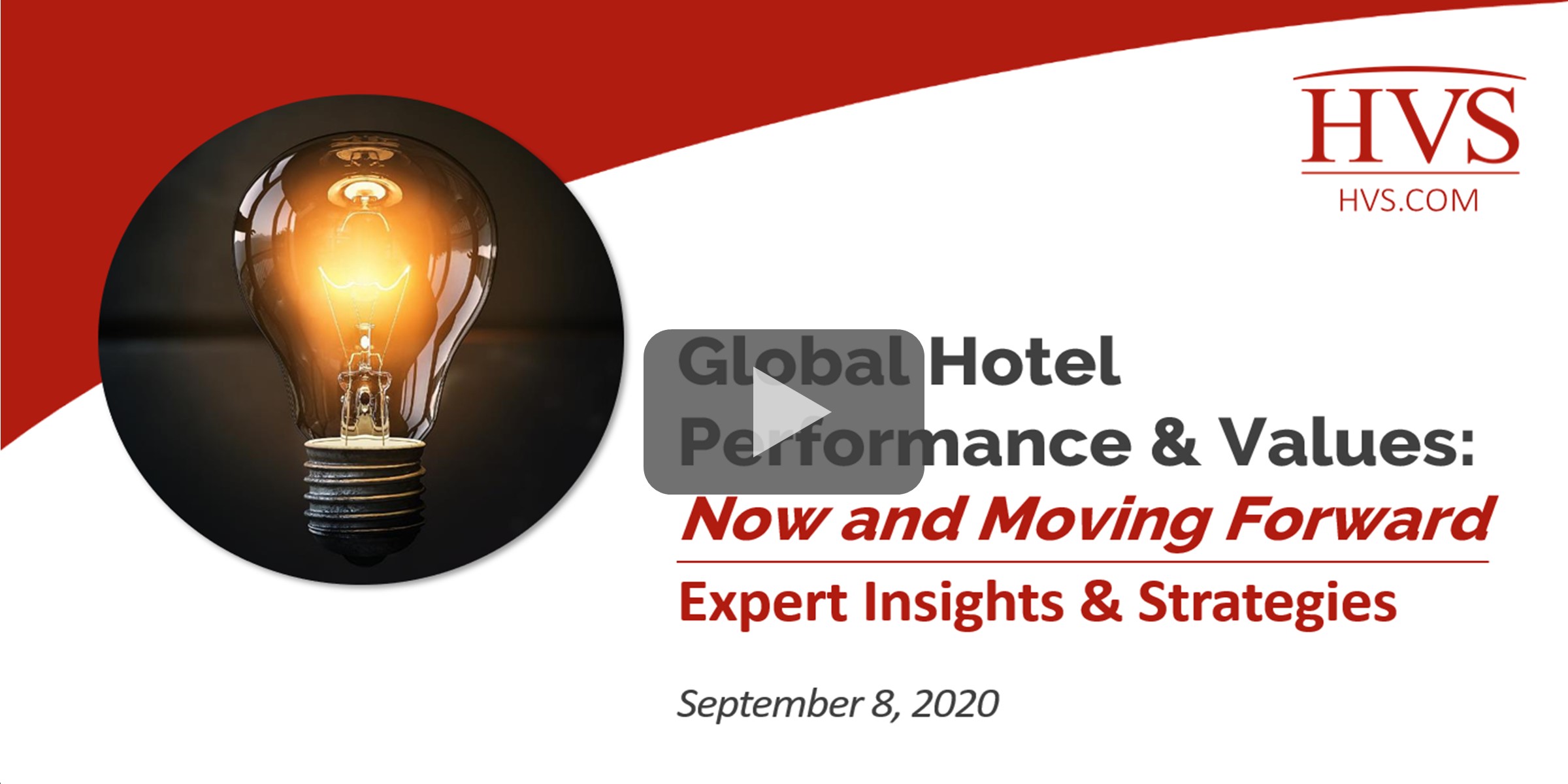 Opportunity to View the HVS Webinar on Global Hotel Performance & Values: Now and Moving Forward